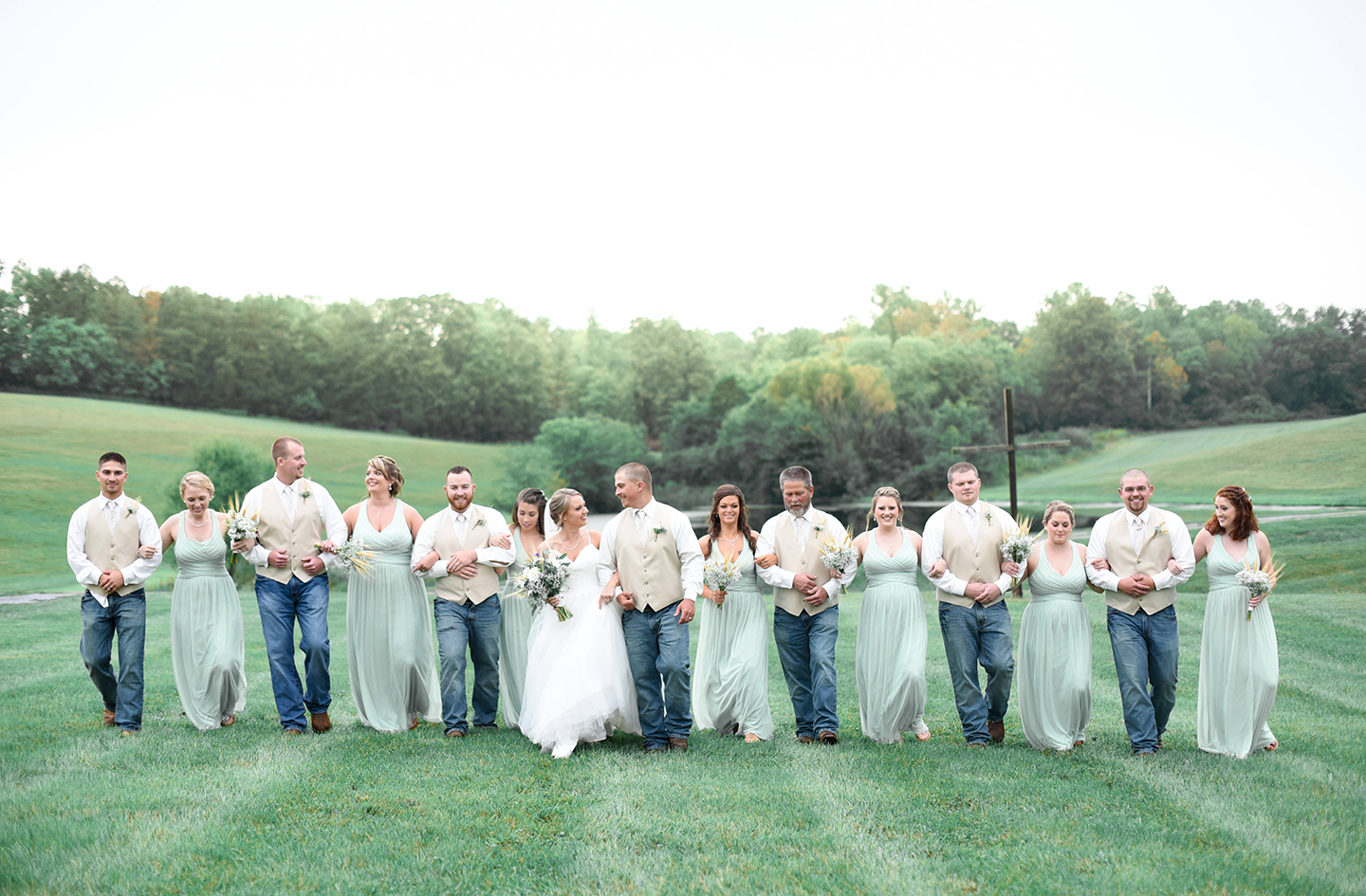 Vest and jeans on sale wedding