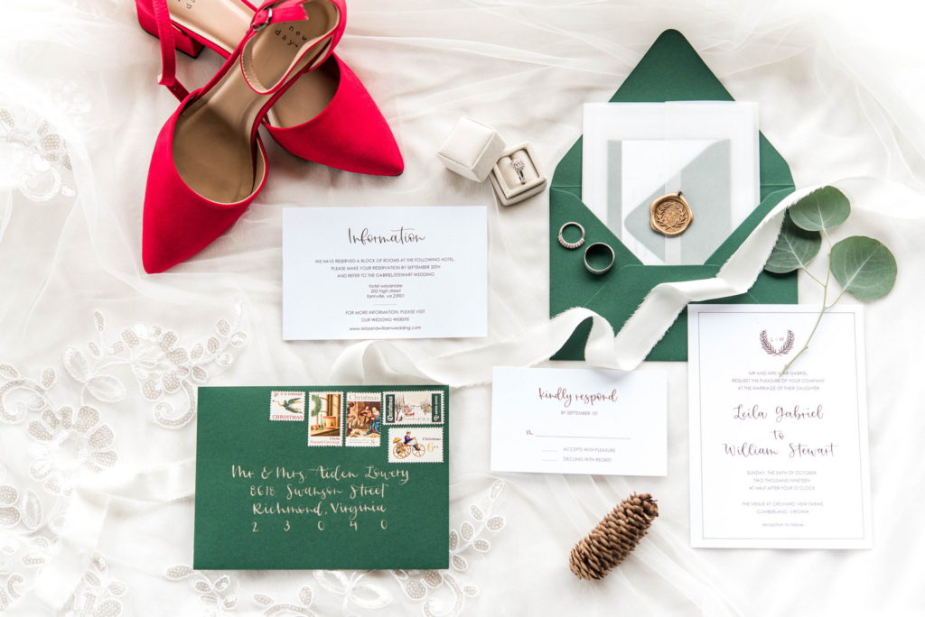 Virginia Wedding Inspiration A Country Christmas Wedding