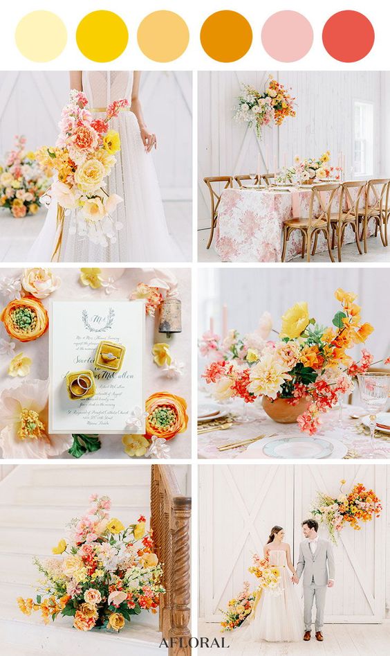 5 Radiant Summer Wedding Color Palettes | Virginia Bride Magazine